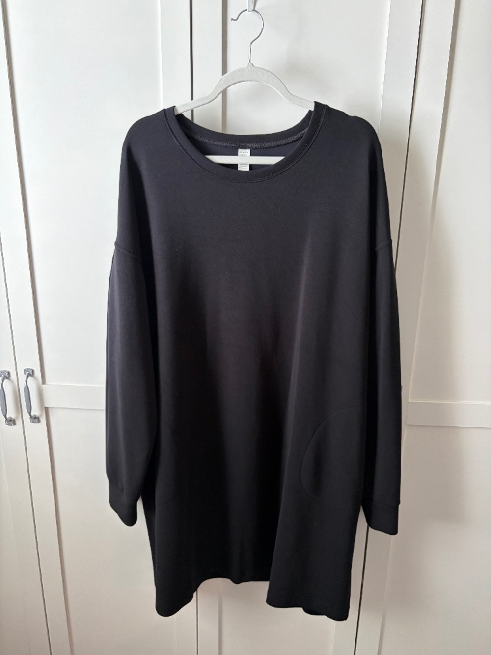 Spanx Air Essentials Plus Sized 3X Black Dress with Pockets